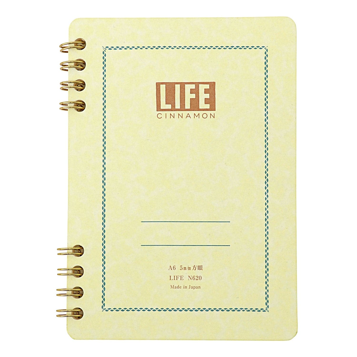 Life Cinnamon Notebook, Graph, A6